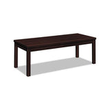 Laminate Occasional Table, Rectangular, 48w X 20d X 16h, Mahogany