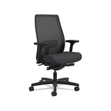 Endorse Mesh Mid-back Work Chair, Supports Up To 300 Lbs., Black Seat-black Back, Black Base