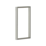 Voi O-leg Supports For Overhead Cabinet, 14.25d X 20.5h, Platinum Metallic