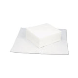 Taskbrand Grease & Oil Wipers, Quarterfold, 12 X 13 1-4, White, 50-pack