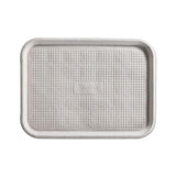 Savaday Molded Fiber Flat Food Tray, White, 12x16, 200-carton