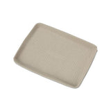 Strongholder Molded Fiber Food Trays, 9 X 12 X 1, Beige, Rectangular, 250-carton