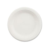 Paper Dinnerware, Plate, 6" Dia, White, 125-pack