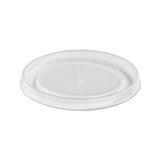 Plastic High Heat Vented Lid, Fits 16-32 Oz, White, 50-bag, 10-bags Carton