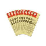 Disposable Vacuum Bags, Allergen Sb, 10pk-ea