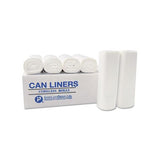 High-density Commercial Can Liners, 7 Gal, 6 Microns, 20" X 22", Clear, 2,000-carton