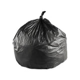 High-density Commercial Can Liners, 16 Gal, 6 Microns, 24" X 33", Black, 1,000-carton