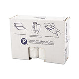 High-density Interleaved Commercial Can Liners, 60 Gal, 17 Microns, 38" X 60", Clear, 200-carton