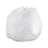 High-density Commercial Can Liners, 60 Gal, 16 Microns, 43" X 48", Natural, 200-carton