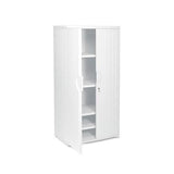 Officeworks Resin Storage Cabinet, 36w X 22d X 72h, Platinum