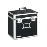 Locking File Chest, Letter Files, 13.5" X 10.5" X 13.25", Black