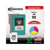 Remanufactured Tri-color Ink, Replacement For Hp 95 (c8766wn), 330 Page-yield