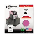 Remanufactured Light Magenta Ink, Replacement For Hp 02 (c8775wn), 240 Page-yield
