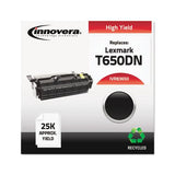 Remanufactured Black Toner, Replacement For Lexmark T650 (t650h21a), 25,000 Page-yield