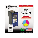 Remanufactured Tri-color High-yield Ink, Replacement For Dell Series 9 (mk991), 285 Page-yield