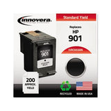 Remanufactured Black Ink, Replacement For Hp 901 (cc653an), 200 Page-yield