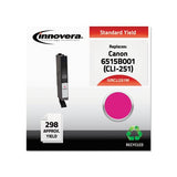 Remanufactured Magenta Ink, Replacement For Canon Cli-251 (6515b001), 298 Page-yield