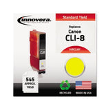 Remanufactured Yellow Ink, Replacement For Canon Cli8y (06232b002), 545 Page-yield