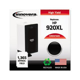 Remanufactured Black High-yield Ink, Replacement For Hp 920xl (cd975an), 1,200 Page-yield