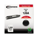 Remanufactured Black Toner, Replacement For Hp 126a (ce310a), 1,200 Page-yield