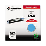 Remanufactured Cyan Toner, Replacement For Hp 126a (ce311a), 1,000 Page-yield