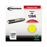 Remanufactured Yellow Toner, Replacement For Hp 126a (ce312a), 1,000 Page-yield