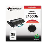 Remanufactured Black Toner, Replacement For Lexmark E460 (e460x11a), 15,000 Page-yield
