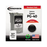 Remanufactured Black Ink, Replacement For Canon Pg-40 (0615b002), 327 Page-yield