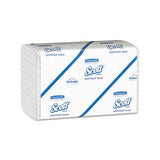 Pro Scottfold Towels, 7 4-5 X 12 2-5, White, 175 Towels-pack, 25 Packs-carton