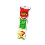 Sandwich Cracker, Club And Cheddar, 8 Cracker Snack Pack, 12-box