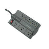 Guardian Premium Surge Protector, 8 Outlets, 6 Ft Cord, 1080 Joules, Gray