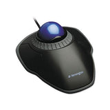 Orbit Trackball With Scroll Ring, Usb 2.0, Left-right Hand Use, Black-blue