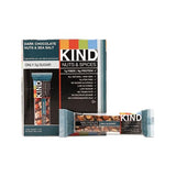 Nuts And Spices Bar, Dark Chocolate Nuts And Sea Salt, 1.4 Oz, 12-box