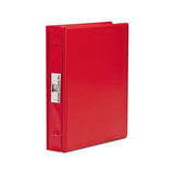 Varicap Expandable Binder, 2 Posts, 6" Capacity, 11 X 8.5, Red