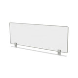 Trento Line Dividing Panel, Polycarbonate, 47.13w X 1.75d X 15.5h, Translucent