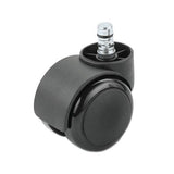Casters,2"diamtr,dual,5st