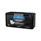 Fitright Active Male Guards, 6" X 11", White, 52-pack, 4 Pack-carton