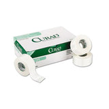 First Aid Cloth Silk Tape, 1" Core, 1" X 10 Yds, White, 12-pack