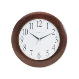 Corporate Wall Clock, 12.75" Overall Diameter, Cherry Case, 1 Aa (sold Separately)