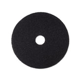 Low-speed Stripper Floor Pad 7200, 16" Diameter, Black, 5-carton