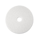 Super Polish Floor Pad 4100, 20" Diameter, White, 5-carton