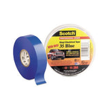 Scotch 35 Vinyl Electrical Color Coding Tape, 3" Core, 0.75" X 66 Ft, Blue