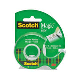 Magic Tape In Handheld Dispenser, 1" Core, 0.5" X 66.66 Ft, Clear