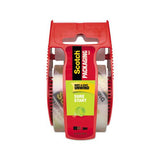 Sure Start Packaging Tape With Dispenser, 1.5" Core, 1.88" X 22.2 Yds, Clear