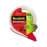 Sure Start Packaging Tape With Dispenser, 3" Core, 1.88" X 38.2 Yds, Clear