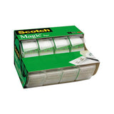 Magic Tape In Handheld Dispenser, 1" Core, 0.75" X 25 Ft, Clear, 4-pack