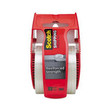 Reinforced Strength Shipping And Strapping Tape In Dispenser, 1.5" Core, 1.88" X 10 Yds, Clear