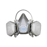 Dual Cartridge Respirator Assembly 52p71, Organic Vapor-p95, Medium