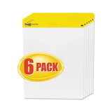 Self-stick Easel Pads, 25 X 30, White, 30 Sheets, 6-carton