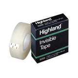 Invisible Permanent Mending Tape, 1" Core, 0.75" X 36 Yds, Clear